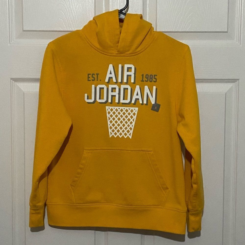 JORDAN Medium Thick Hoodie Size L Youth